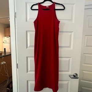 Lole | Red Midi Tank Dress Sz. Small